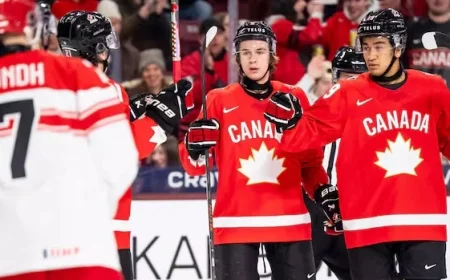 McKenna’s Hat Trick Leads Canada to Dominate Denmark at World Juniors