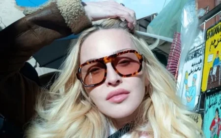 Madonna Radiates in Morocco During Family Holiday Celebration