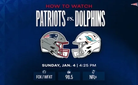 Patriots vs. Dolphins: How to Watch or Listen Live
