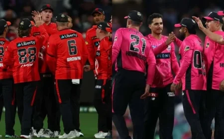 BBL 2025-26: Melbourne Renegades vs Sydney Sixers – Who Will Win Today?