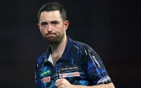Luke Humphries Advances in World Darts as Anderson Dominates van Gerwen