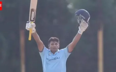 Sarfaraz Khan Shines with Explosive 157 in Sensational T20 Performance