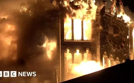 Fire Erupts in Historic Amsterdam Church