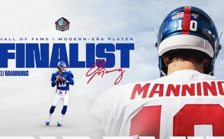 Eli Manning Named Finalist for 2026 Pro Football Hall of Fame