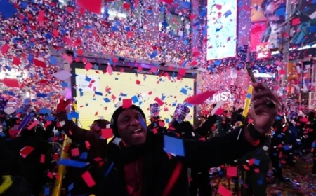 Brave Crowds Welcome 2026 in Times Square’s Chilling New Year Celebration