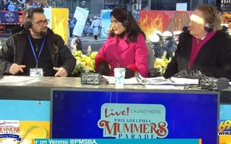 Philadelphia Mummers Parade Continues Despite Wind Delaying String Band Competition