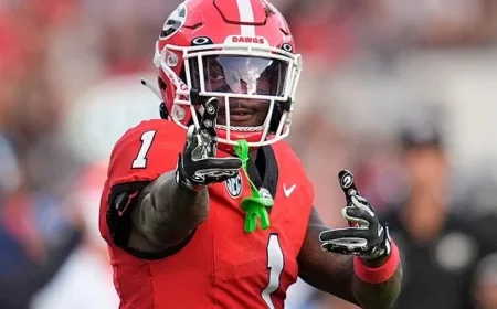 Top CFP Quarterfinal Player Prop Predictions for Mississippi vs Georgia