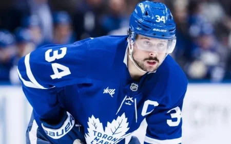 Matthews Set to Rejoin Maple Leafs Against Jets in NHL Return