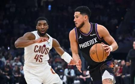 Suns’ Comeback Falls Short in Defeat to Cavaliers
