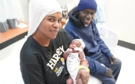 Couple Welcomes New Year’s Baby Girl in Harlem at Midnight