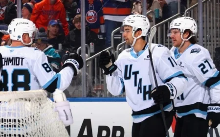 Guenther’s First NHL Hat Trick Leads Mammoth Over Islanders