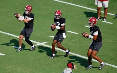 Alabama Backup Quarterbacks Discuss Collaborating with Ty Simpson