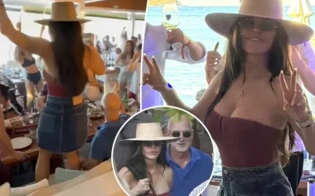 Lauren Sánchez Dances with Jeff Bezos in St. Barts Celebration