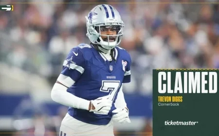 Packers Secure CB Trevon Diggs from Cowboys via Waiver Claim