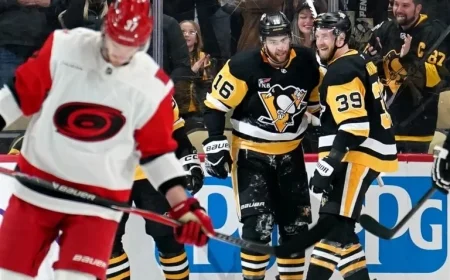 Penguins Secure Second Consecutive Win, Dominating Hurricanes Post-Holiday