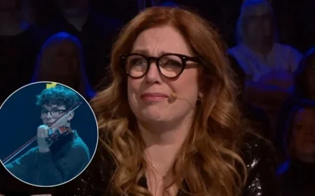 Isabelle Boulay Moved to Tears Seeing Her Son