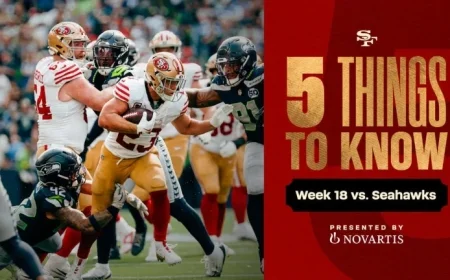 49ers Face Seattle Seahawks in Week 18 Saturday Night Showdown