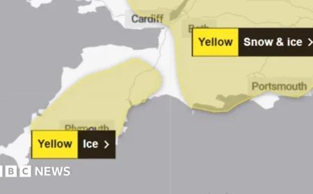 Ice Alert for Devon and Cornwall Residents