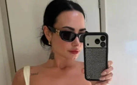 Demi Lovato’s Sheer Skirt Style Captures Spotlight in Year-End Review