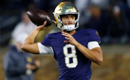 ACC Team Eyes Top Notre Dame Quarterback in Transfer Portal Shift