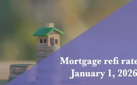 Jan. 1, 2026: Latest Refinance Mortgage Rates Unveiled