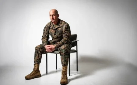 Master Sgt. Joseph B. Stoker Leads Marine Corps Future as First Sergeant