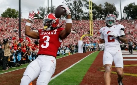 Indiana Triumphs Over Alabama, Advances in 2026 Rose Bowl Playoff