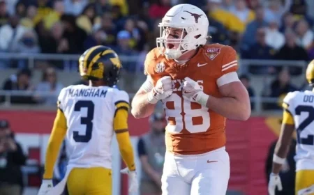 Texas Tight End Jack Endries Declares for NFL Draft