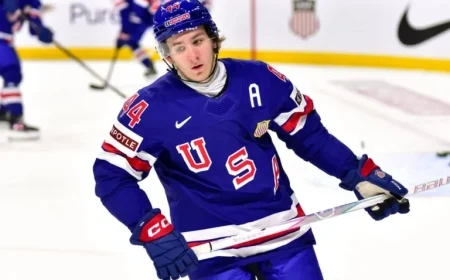 Cole Hutson Set to Return for USA in World Junior Quarterfinals