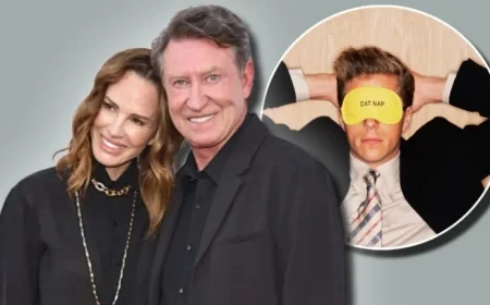 Wayne Gretzky’s Wife Highlights His Legendary Napping Skills