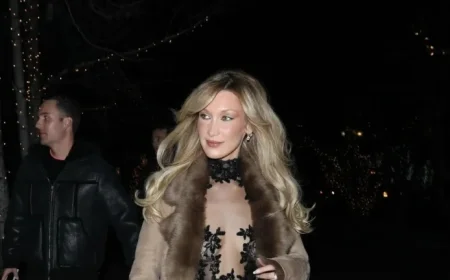 Bella Hadid Embraces Aspen’s Naked Dressing Style