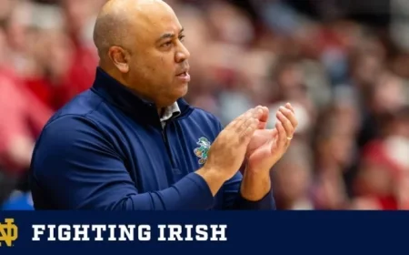Irish Travel to Cal for Their First Trip This Friday Night