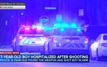 Child Finds Gun, Accidentally Shoots 7-Year-Old in Humboldt Park, Police Report