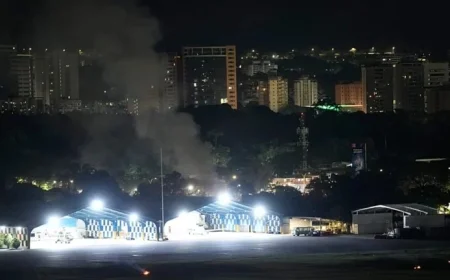 Seven Explosions and Low-Flying Aircraft Rock Caracas, Venezuela