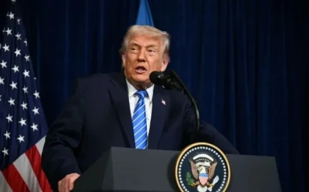 Trump Vows ‘Locked and Loaded’ Defense; No Change in US Troop Levels