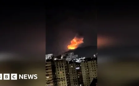 Explosions Jolt Venezuela’s Capital, Caracas