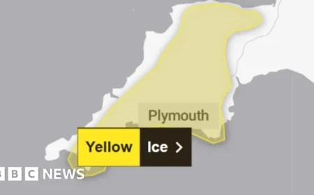 Black Ice Strikes Numerous Devon and Cornwall Areas