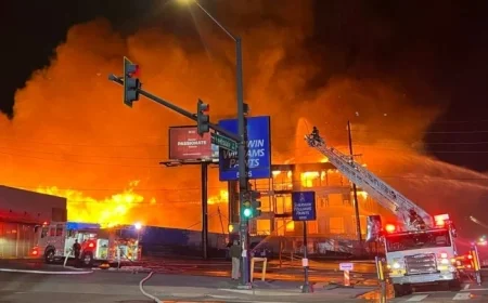 Denver Crews Tackle Major Fire at Leetsdale Drive Construction Site