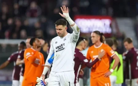 Jack Butland Vows Redemption after Costly Rangers Error Against Hearts
