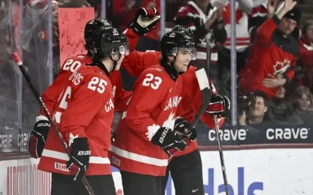 USA Falls, Canada Thrives, Swiss Pay Tribute in World Juniors 2026