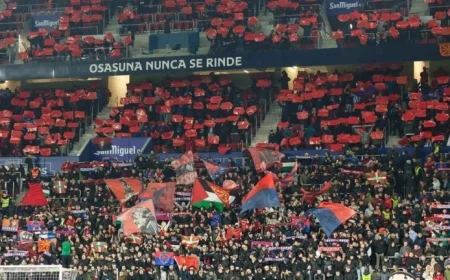 El Sadar Sells Out for Osasuna vs. Athletic Match