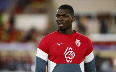 Paul Pogba’s Monaco Return Date Uncertain, Confirms Coach Sébastien Pocognoli