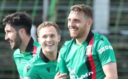 Cooney Praises Glentoran’s Resilient Spirit