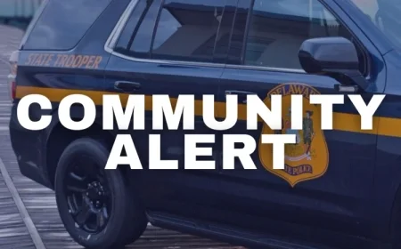 Delaware Police Alert: Notification on Homeless Sex Offender