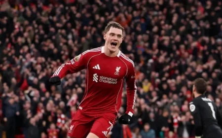 Florian Wirtz Confidently Nets First Goal Against Liverpool