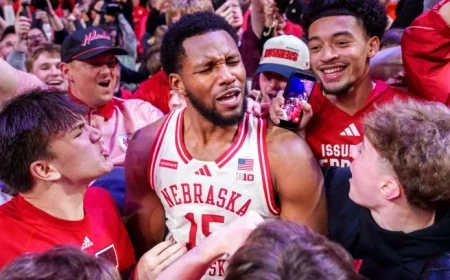 Nebraska Triumphs Over No. 9 Michigan State