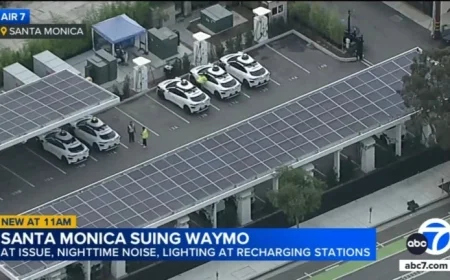 Santa Monica Seeks Court Order Against Waymo Recharging Stations as Public Nuisances