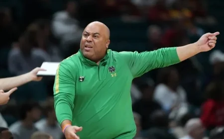 Notre Dame Coach Shrewsberry Confronts Official Over Controversial Call