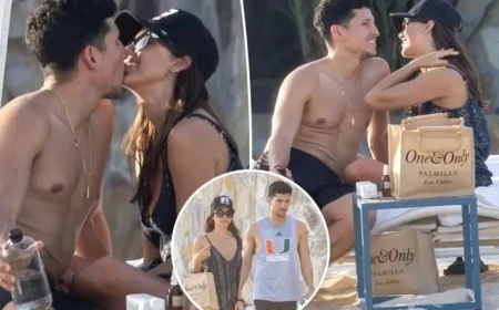 Jessica Alba and Danny Ramirez Share Passionate Kiss on Mexico Getaway
