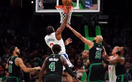 Kawhi Leonard Heats Up Ahead of Celtics vs. Clippers Clash
